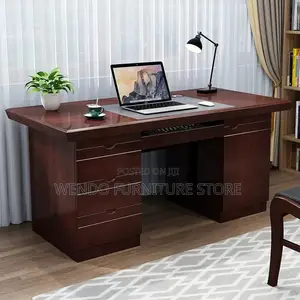 Office Desk; 1.2 Meters Mahogany Executive Home Office Desk