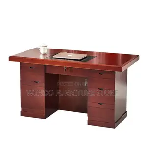 Office Desk; 1.2 Meters Mahogany Executive Home Office Desk