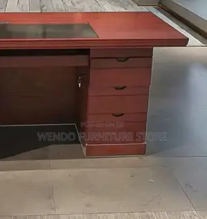 Office Desk; 1.2 Meters Mahogany Executive Home Office Desk