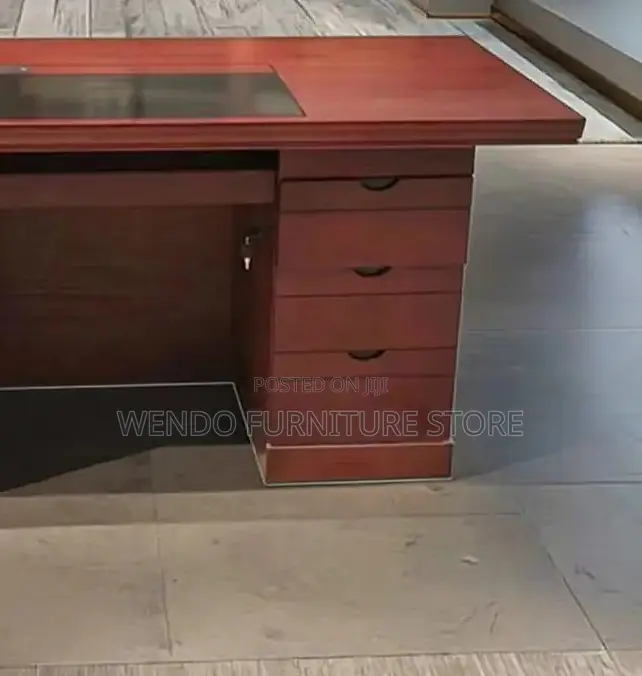 Office Desk; 1.2 Meters Mahogany Executive Home Office Desk