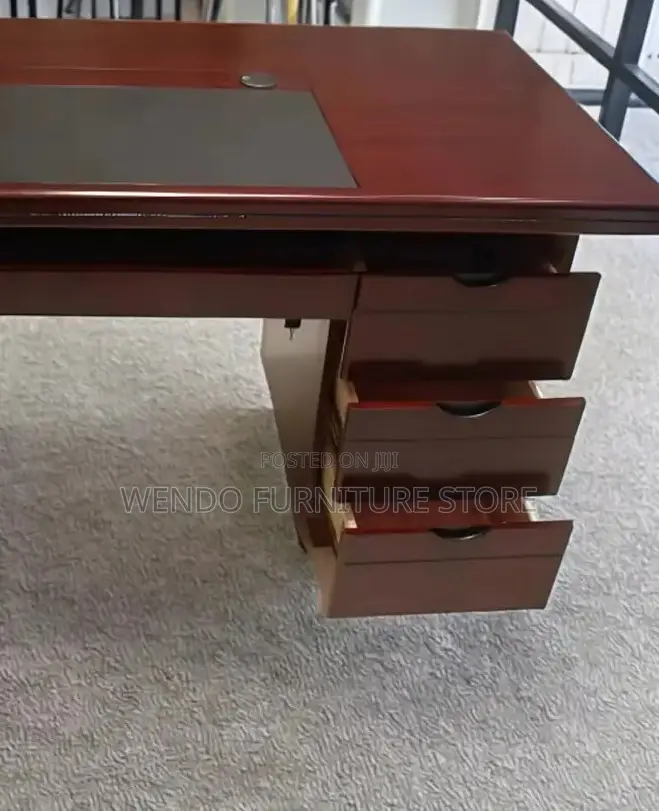 Office Desk; 1.2 Meters Mahogany Executive Home Office Desk