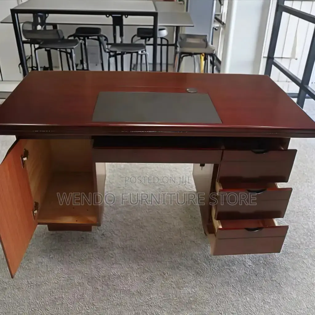 Office Desk; 1.2 Meters Mahogany Executive Home Office Desk