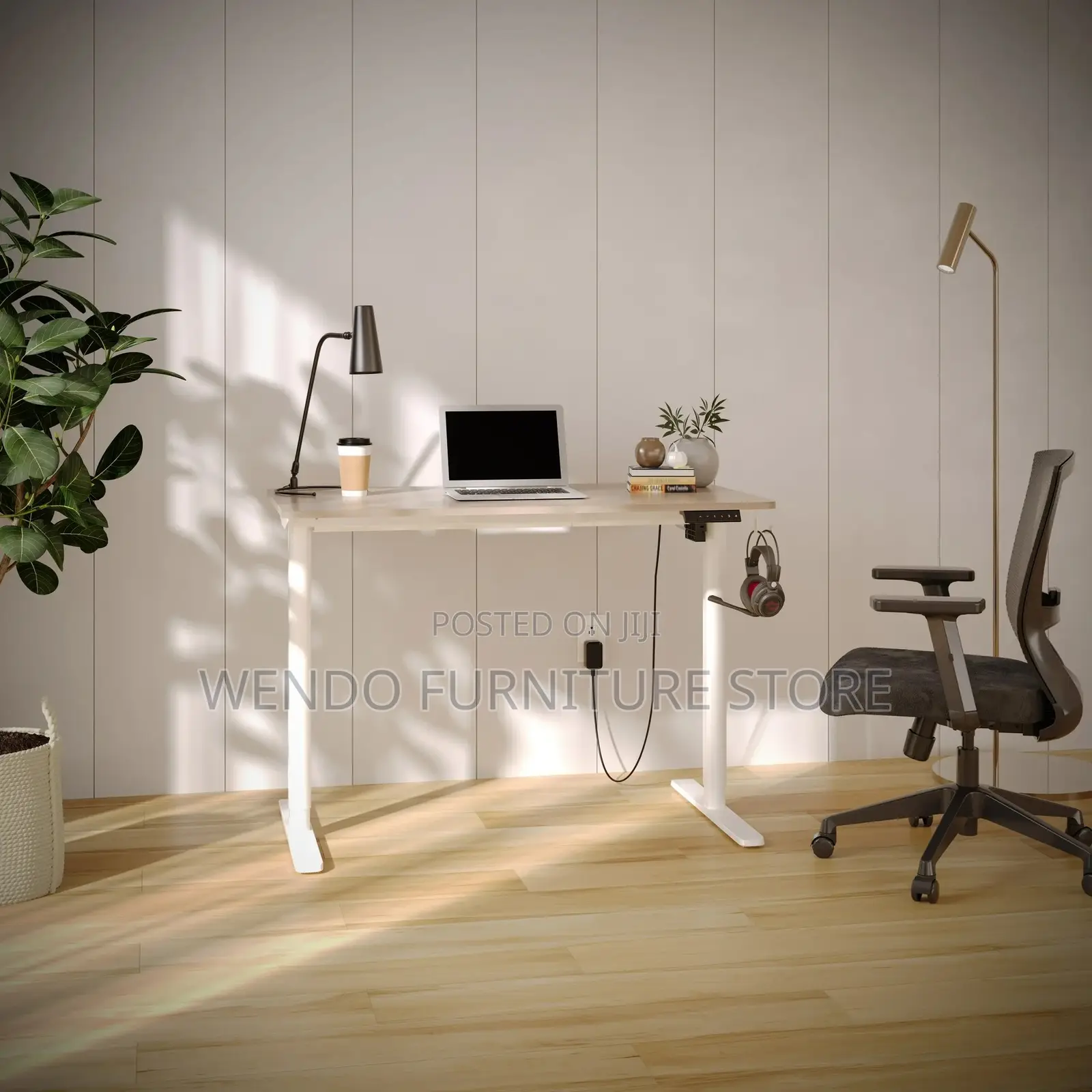 Office Desk; 1200mm Electric Adjustable Task Desk