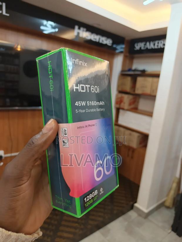 New Infinix Hot 60i 128 GB Blue - thumbnail 2