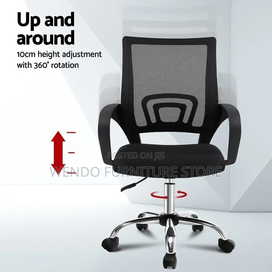 Office Chairs; Mesh Breathable Fabric Ergonomic Chair