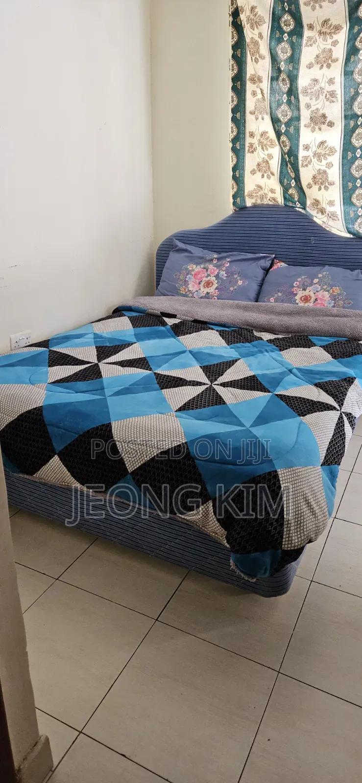 Double Beds With Pillows, Sheet, Blanket