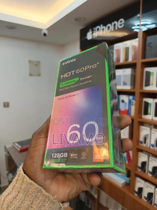 New Infinix Hot 60 Pro 128 GB Blue - thumbnail 2