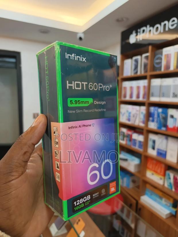 New Infinix Hot 60 Pro 128 GB Blue - thumbnail 3