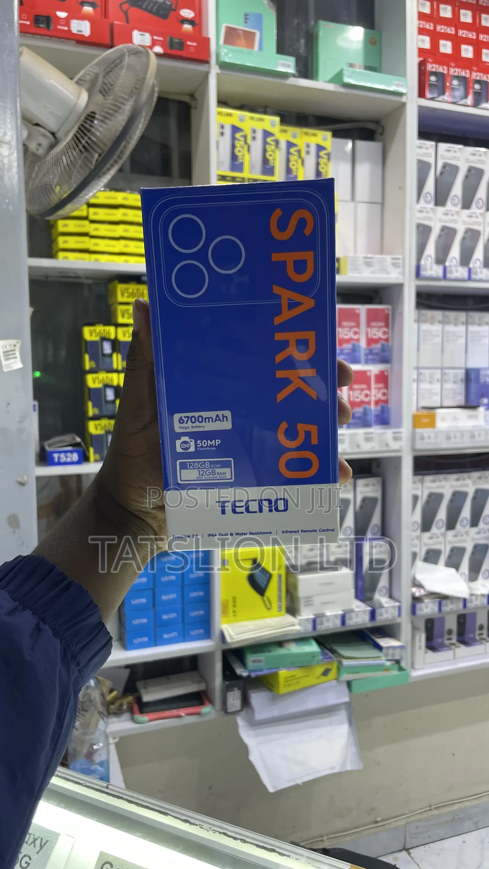 New Tecno Spark 50 128 GB Black
