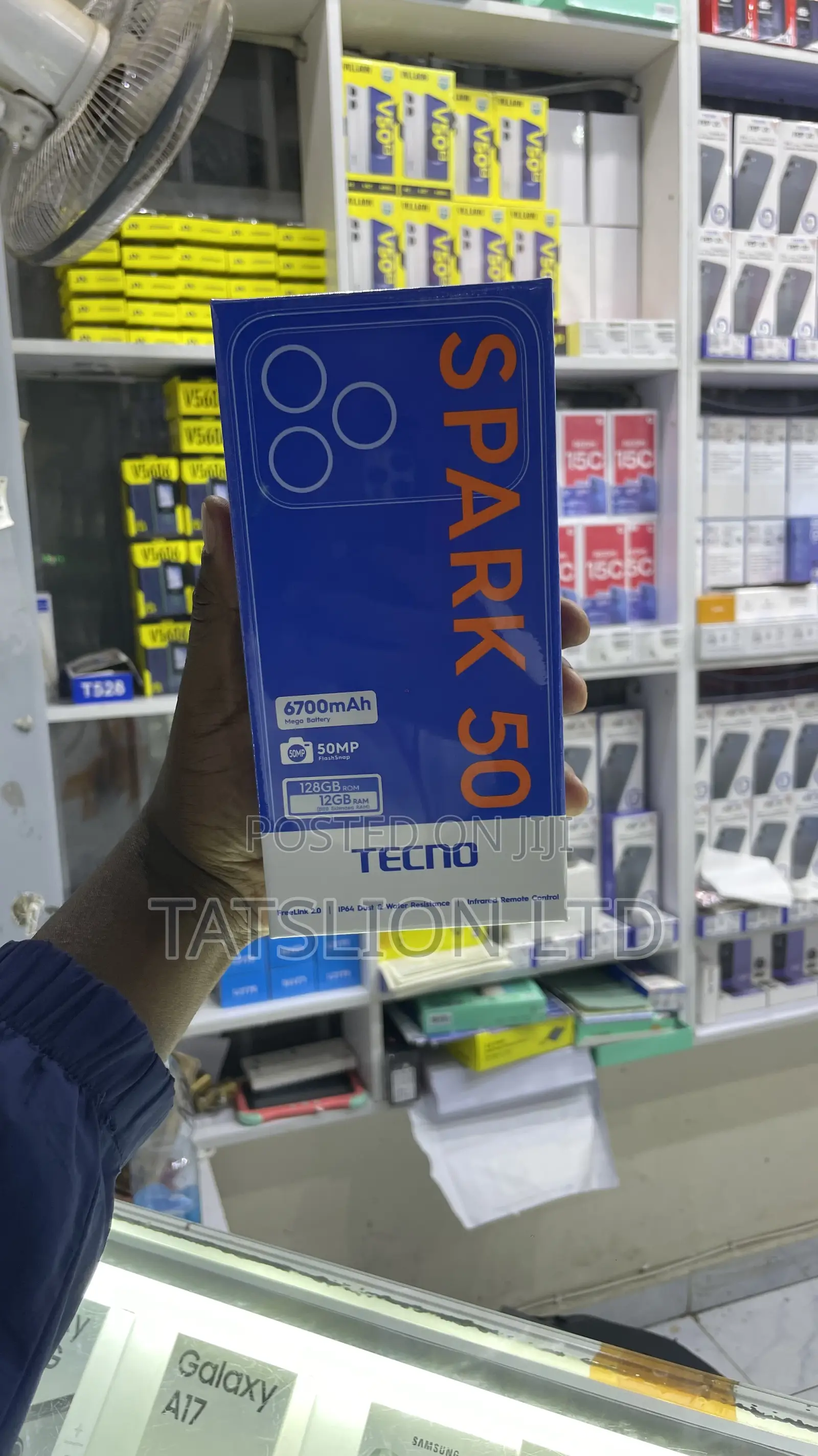 New Tecno Spark 50 128 GB Black
