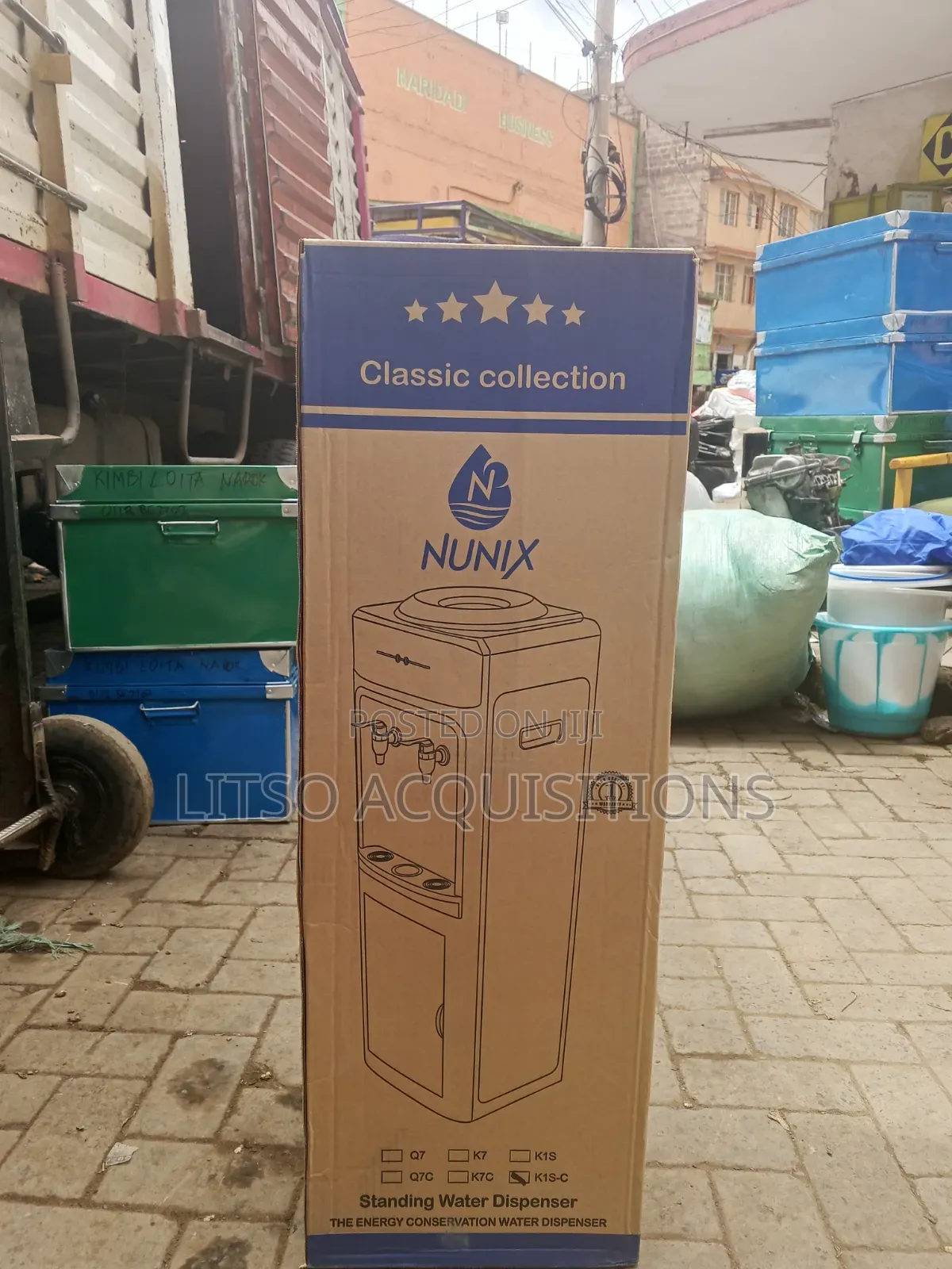 Nunix Brand Freestanding Water Dispenser. Hot, Cold and Warm.