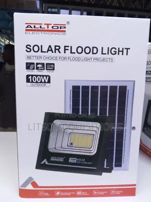 109w All Top Solar Floodlight. (Two Colors Mode)