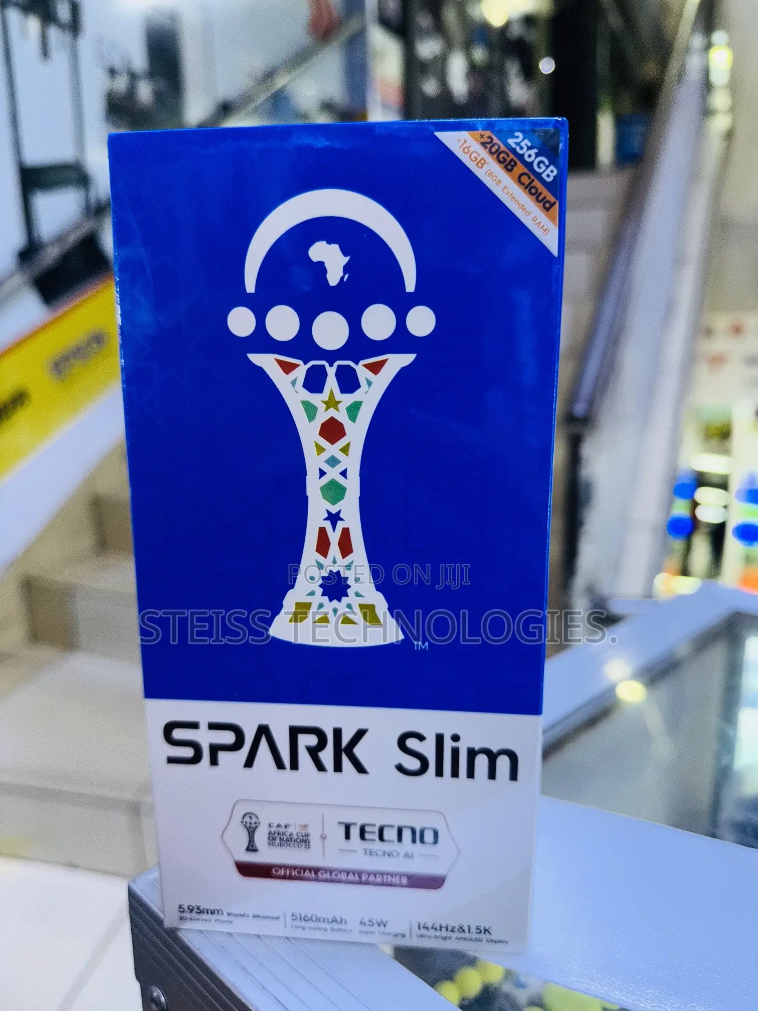 New Tecno Spark Slim 256 GB Black
