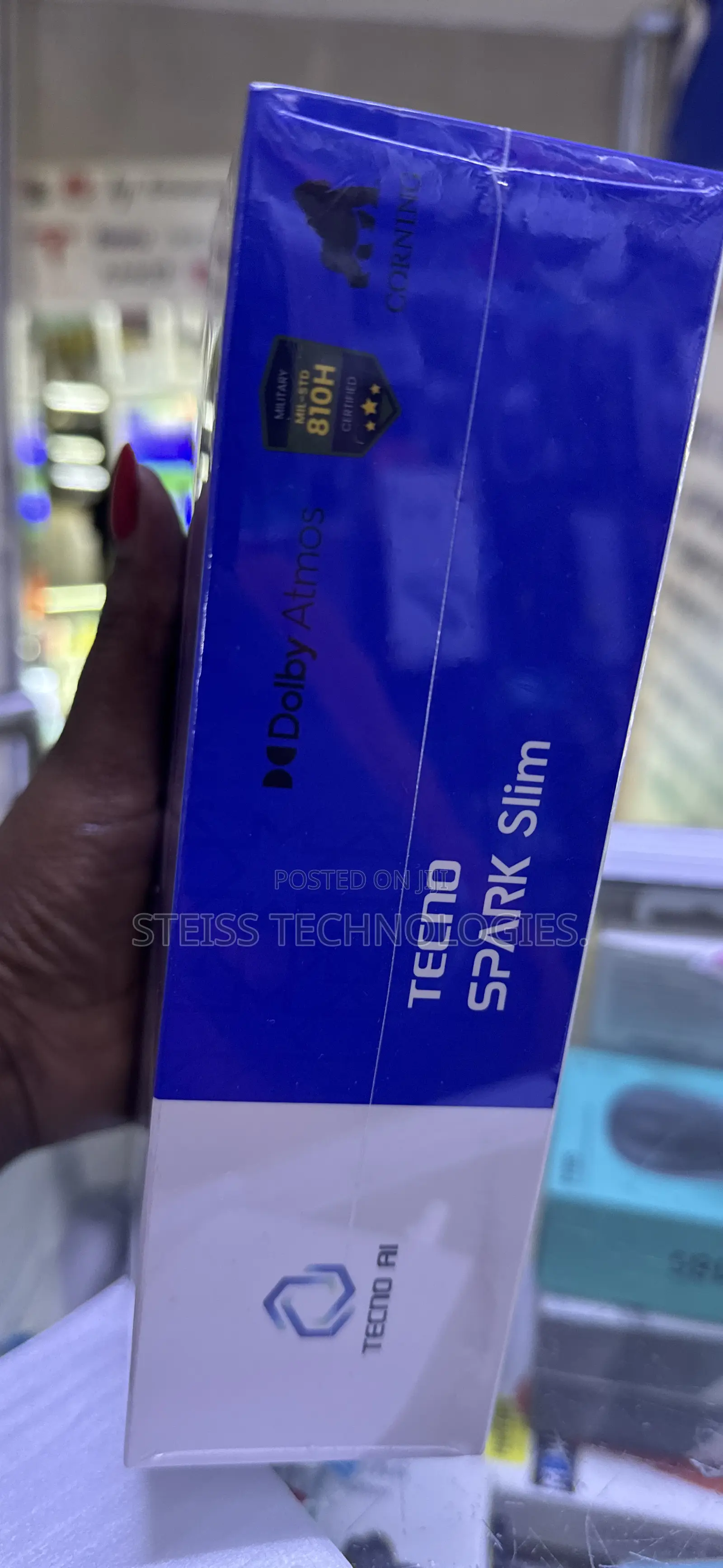 New Tecno Spark Slim 256 GB Black