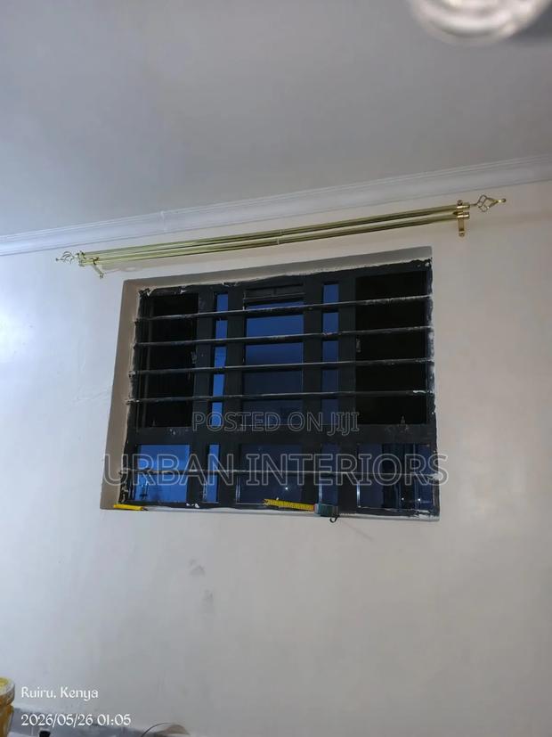 Adjustable Curtain Rods Adjustable Curtain Rods for Large Windows - thumbnail 2