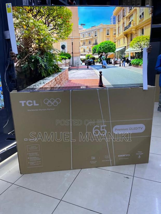 TCL 65" Premium Qled Uhd Google Tv New Model
