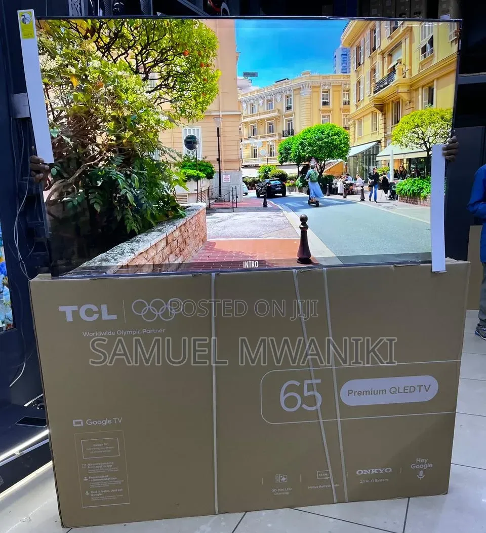 TCL 65" Premium Qled Uhd Google Tv New Model