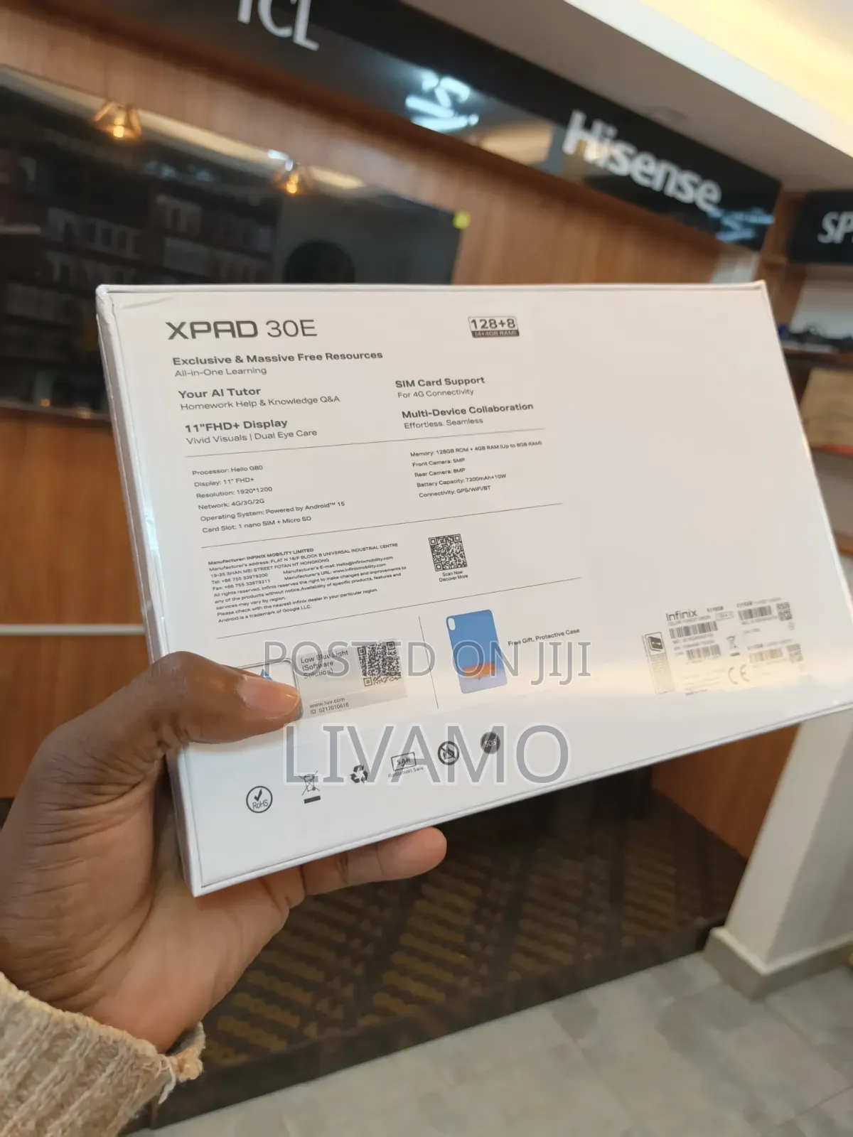 New Infinix Xpad 128 GB Blue
