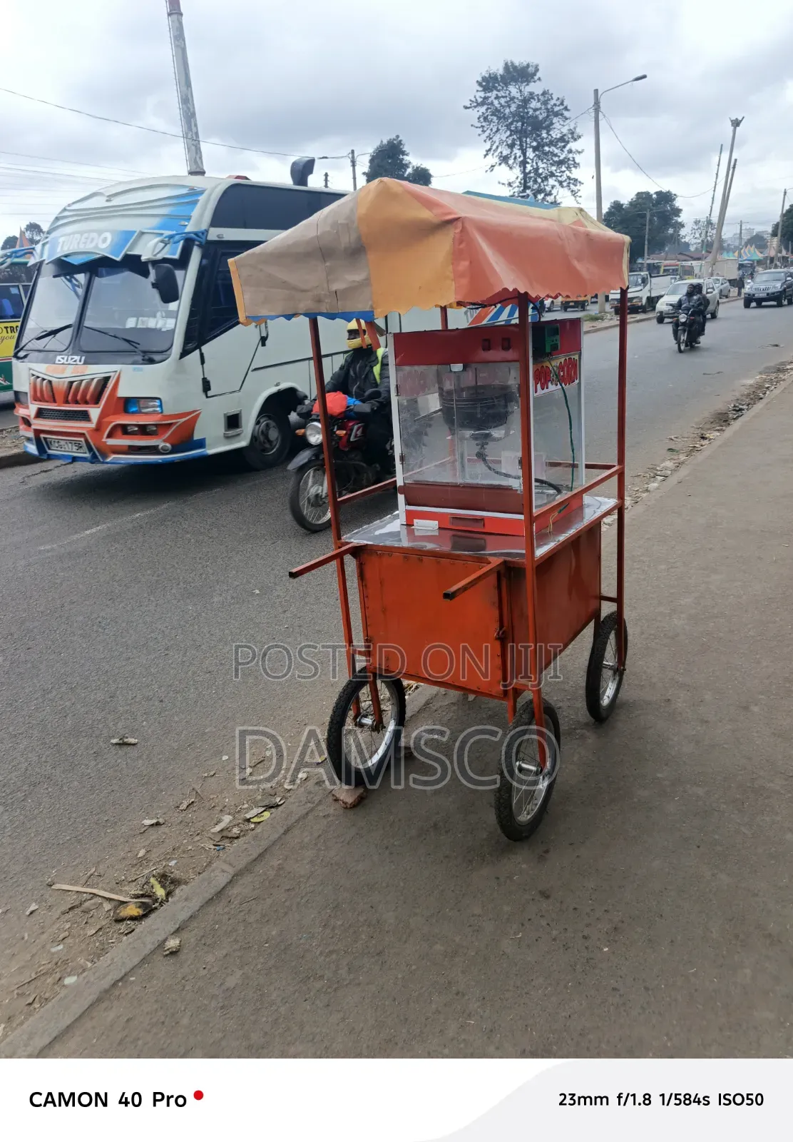Solar Energy Popcorn Machine