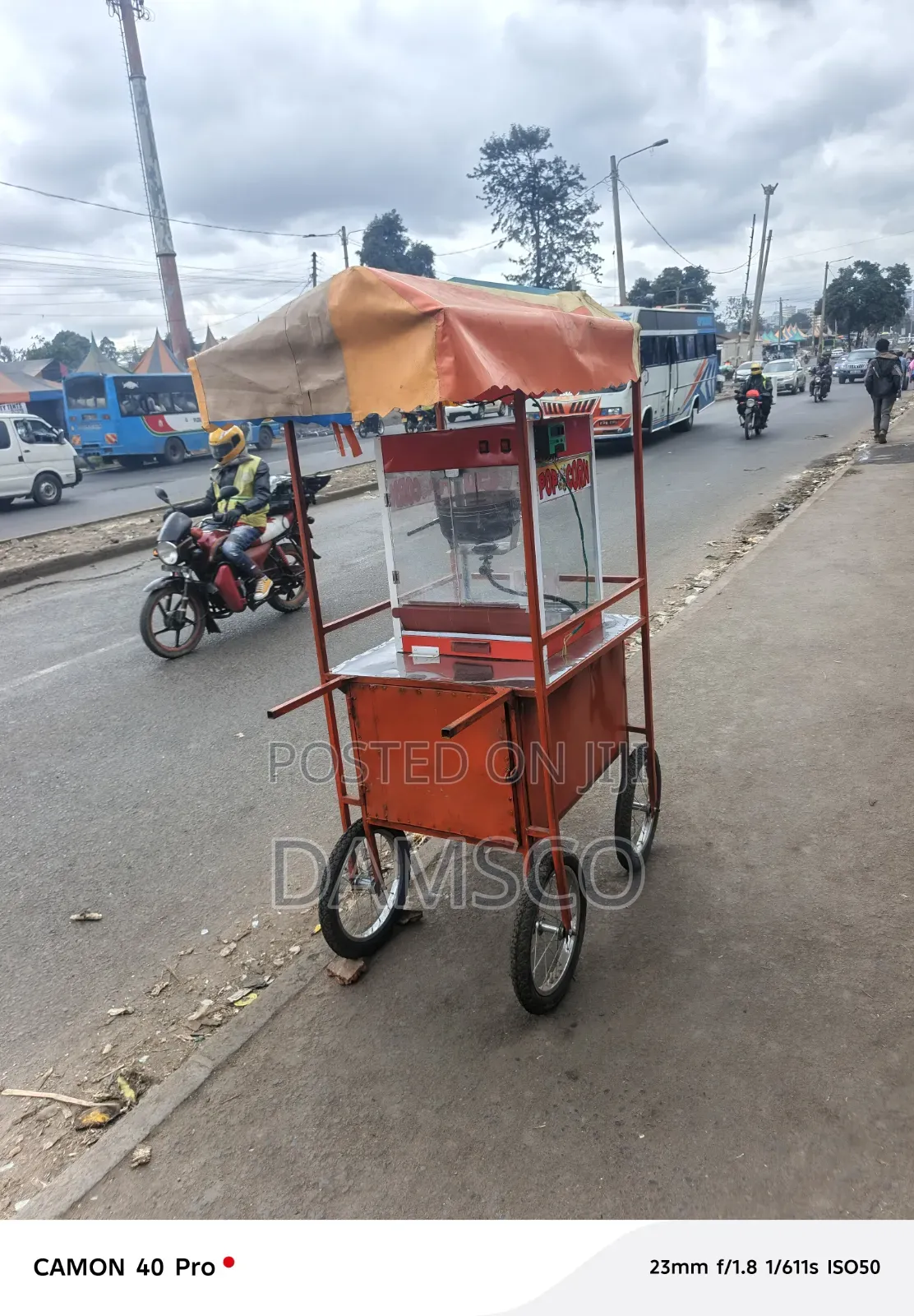 Solar Energy Popcorn Machine