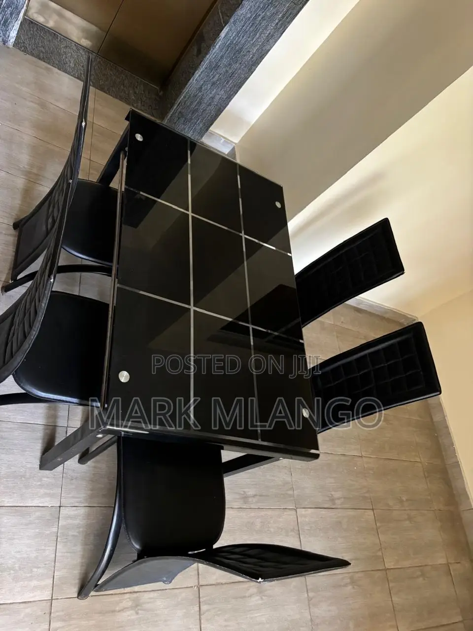 Glass Dining Table (5 Seater)