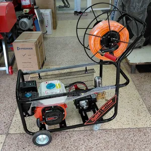 Benford Bf114sp Gasoline Trolley Sprayer Frame With Orange Hose Reel