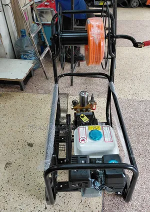 Benford Bf114sp Gasoline Trolley Sprayer Frame With Orange Hose Reel