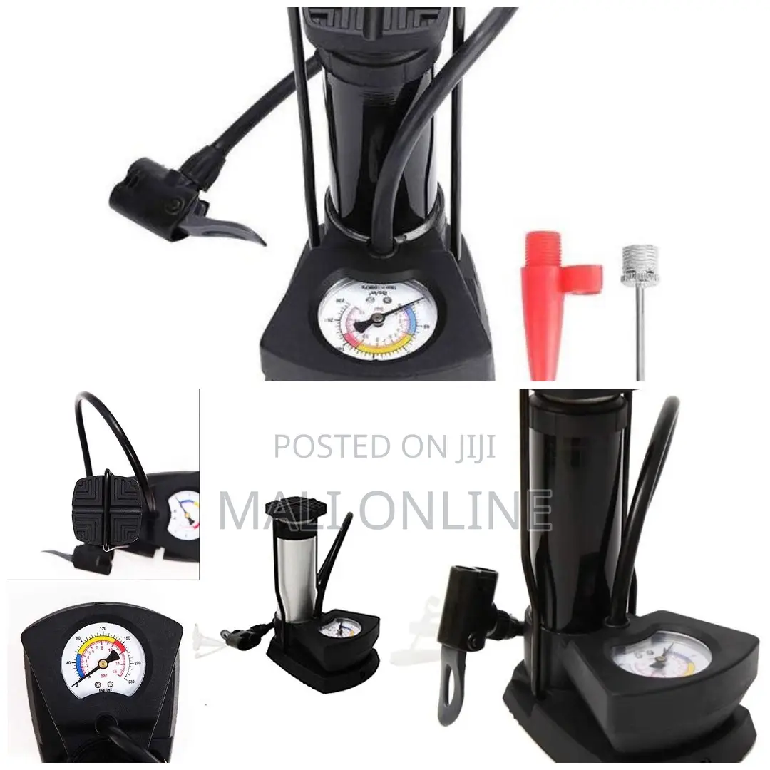 Mini Foot Pump Air Inflator 160 Psi Portable Tyre Pump With Pressure