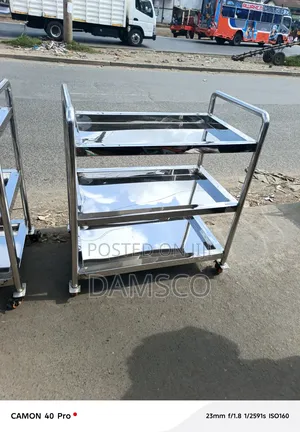 Food Trolley Stainless