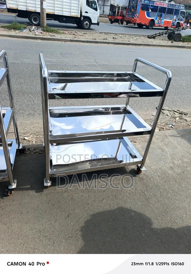 Food Trolley Stainless