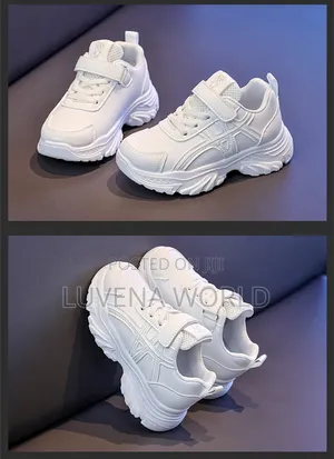 White Kids Sneakers