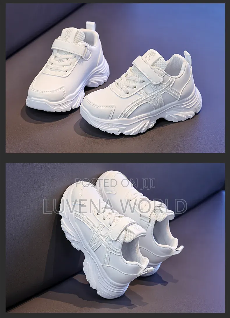 White Kids Sneakers
