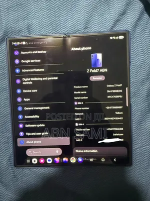 Samsung Galaxy Z Fold7 512 GB Blue