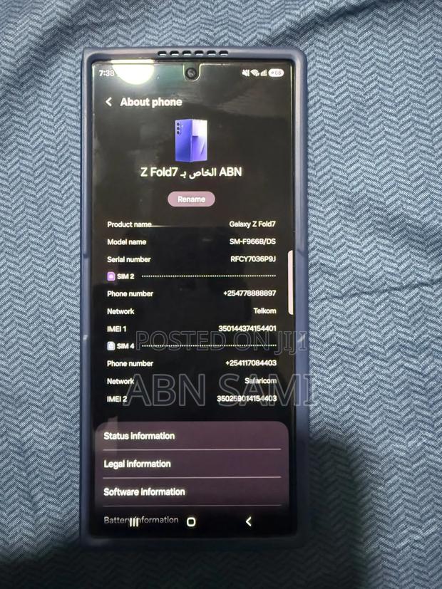 Samsung Galaxy Z Fold7 512 GB Blue - thumbnail 7