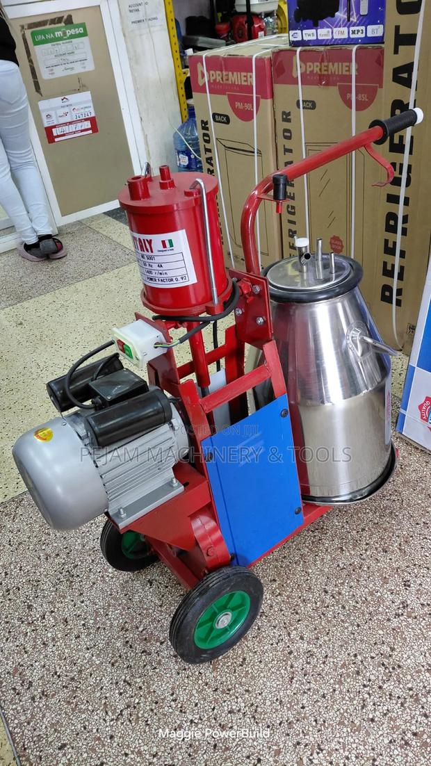Single Bucket/Barrel Electric Milking Machine With Wheels