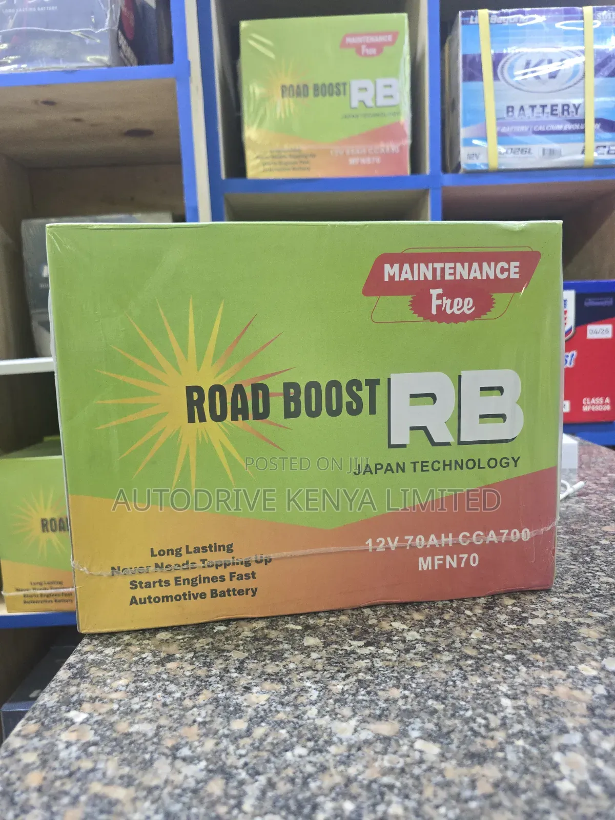 N70 Roadboost Japanese Technology Car Battery