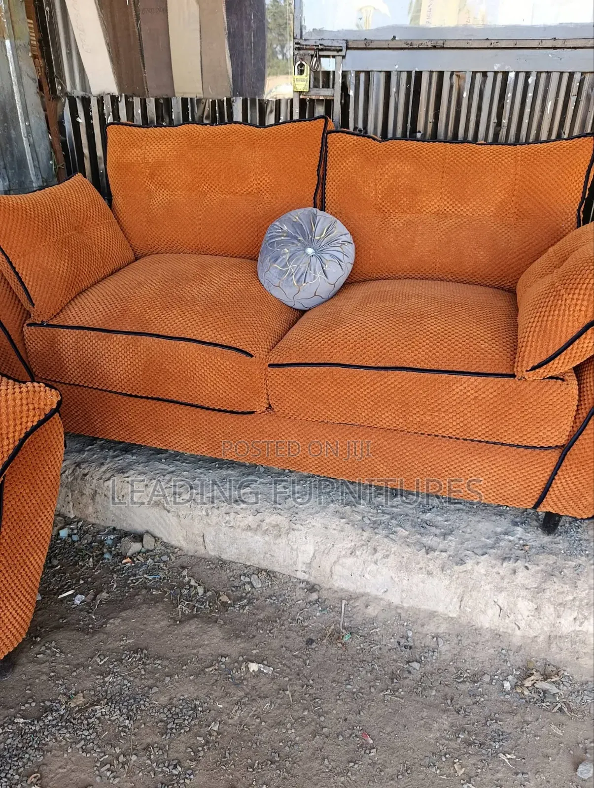 3seater Burnt Orange Butterfly