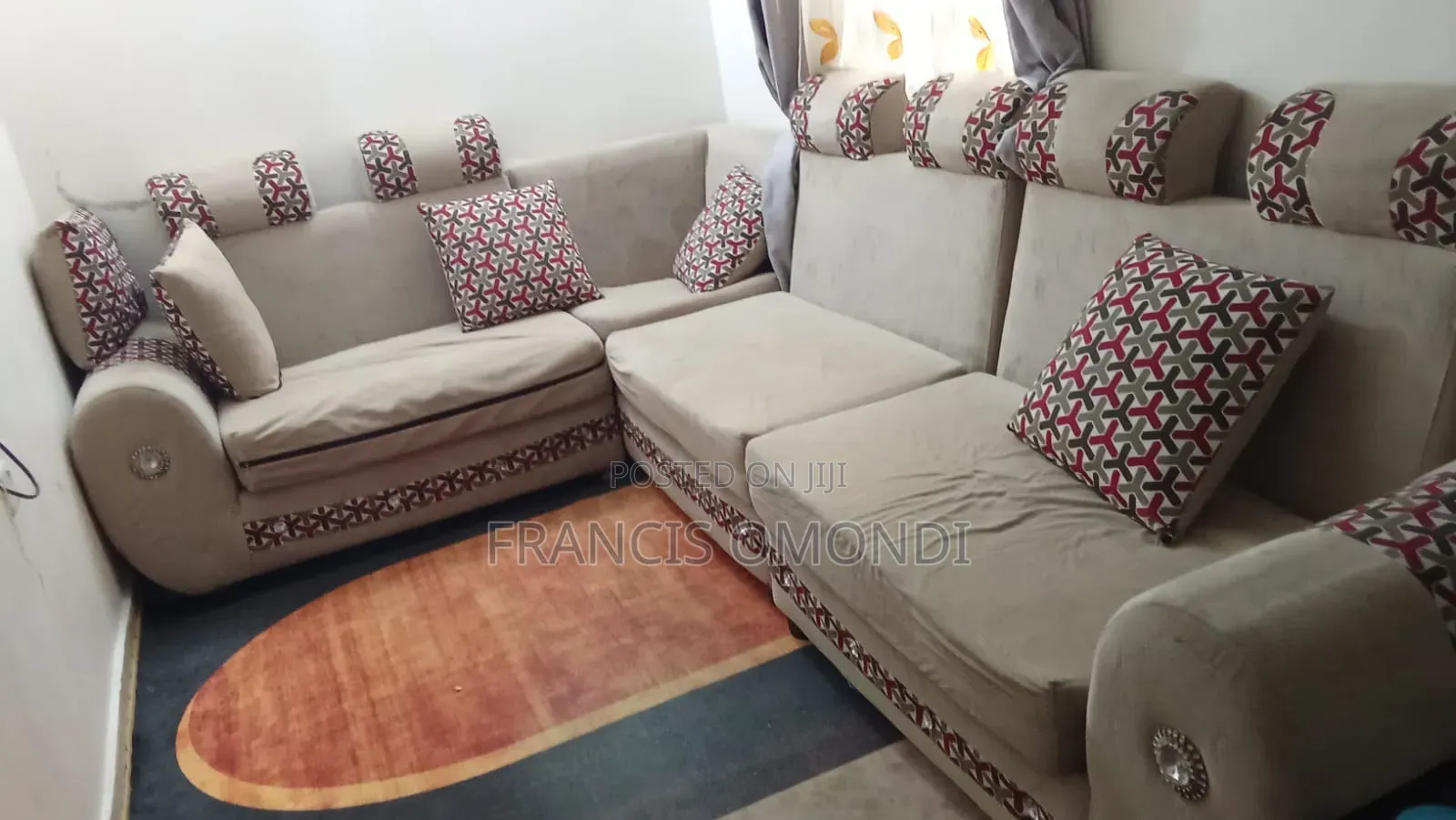 7 Seater L-Shaped Chairs