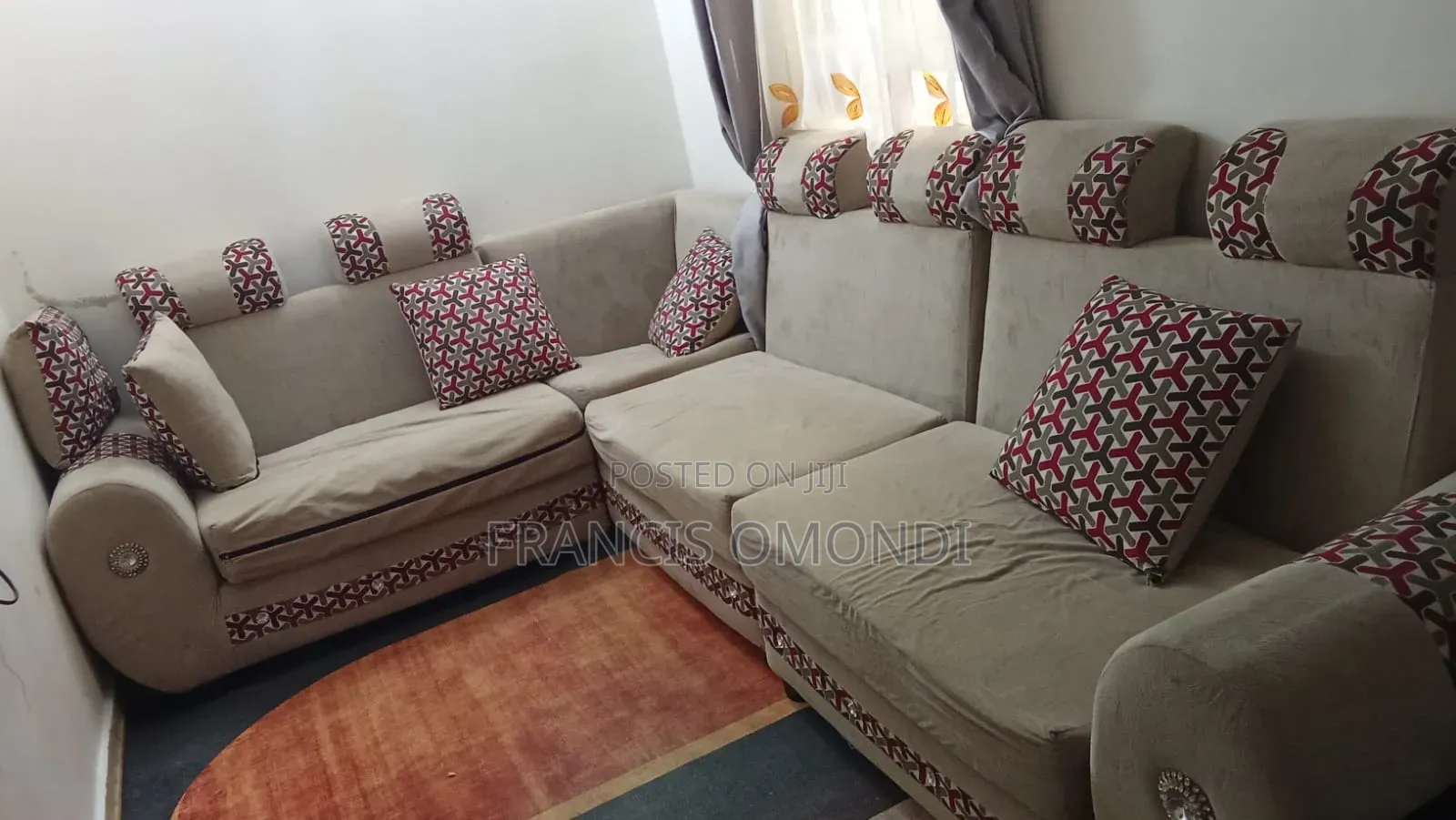 7 Seater L-Shaped Chairs