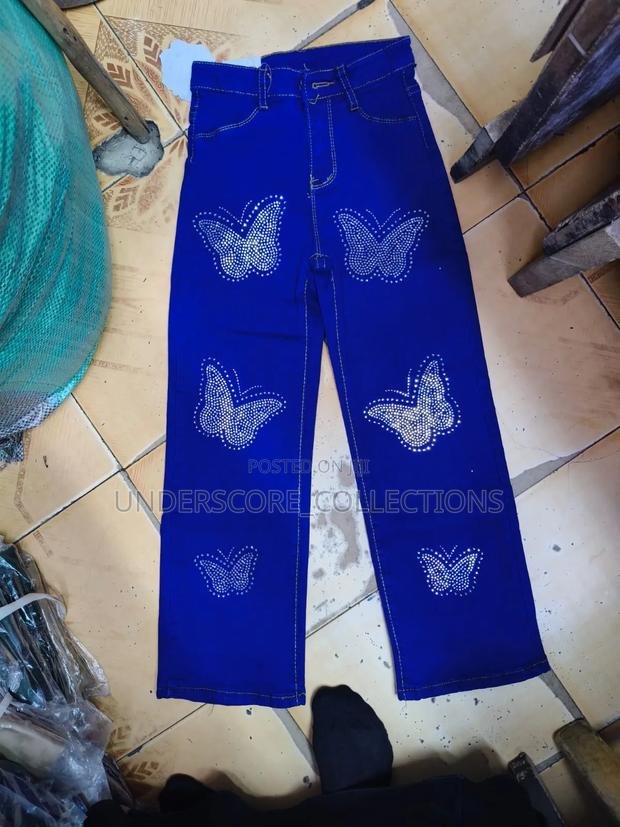 Girls Butterfly Mummy Jeans