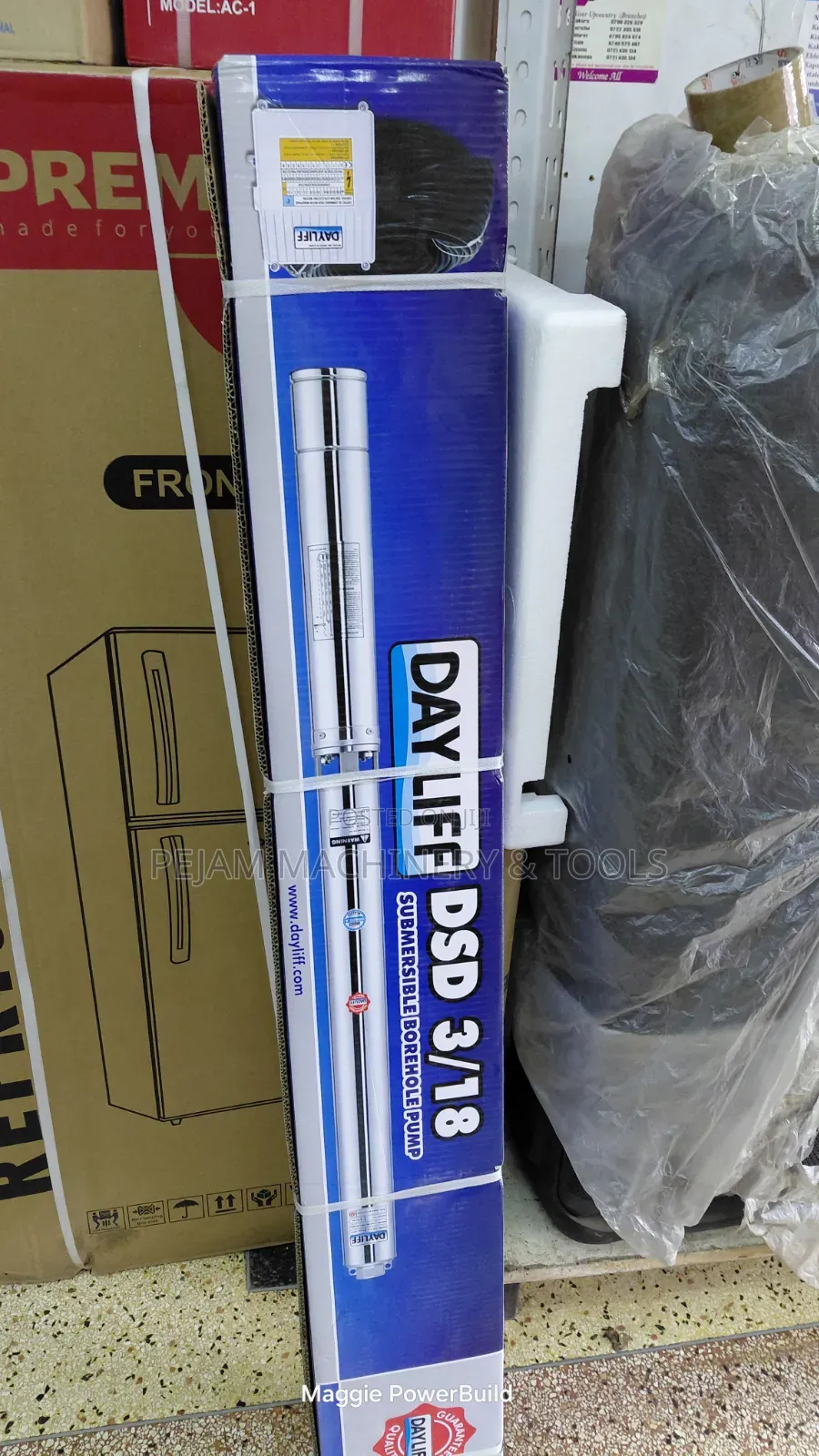 Dayliff DSD 3/18 1.5hp 80m Electric Submersible Deep Borehole Pump .