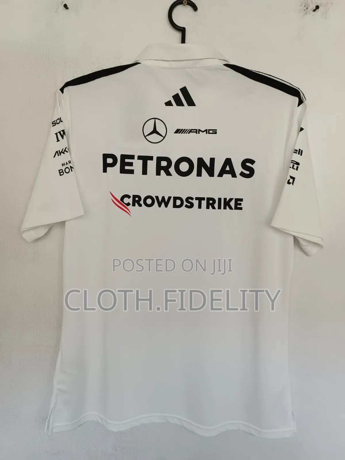Mercedes F1 Polo White Shirt 2026.