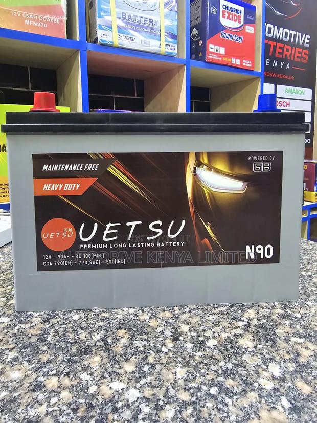 N90 Uetsu Car Battery - thumbnail 2