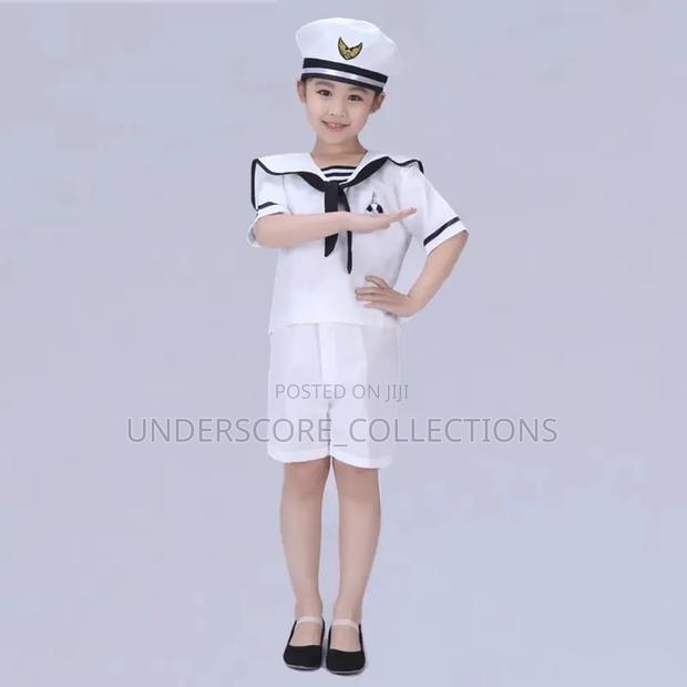 Professional Children's Marine Hostess Host Sailor Cosplay Costume