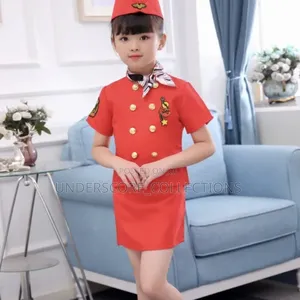 *Professional Children's Air Hostess Cosplay Costume