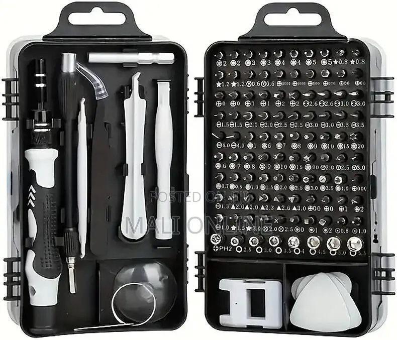 115-in-1 Precision Screwdriver Set Magnetic Repair Tool Kit CRV Steel