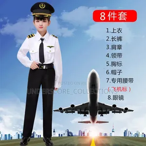Unisex Professional Children's Pilot Costume
