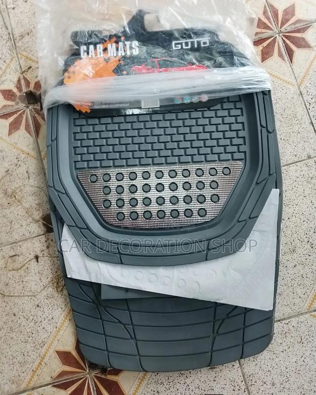 5pc Set All Weather Protection Antislip Textured Trimmable Design Mats