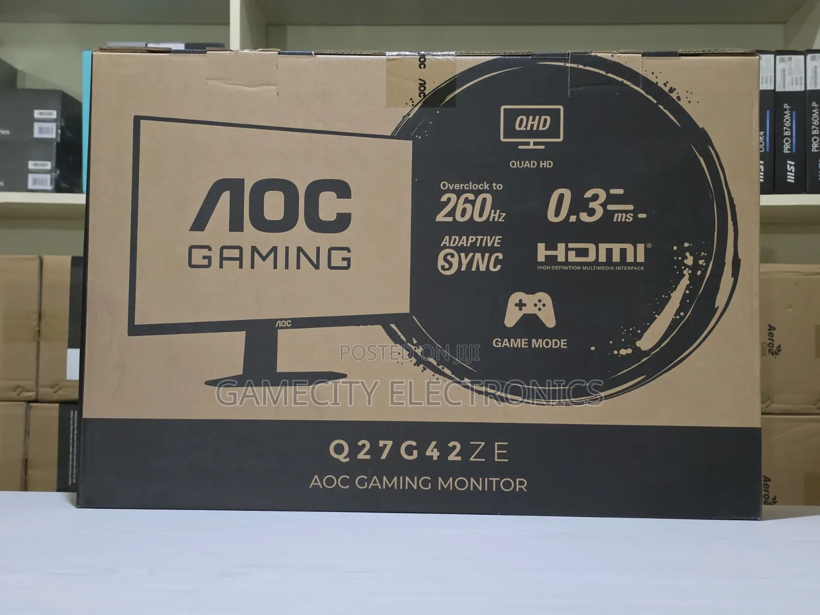Aoc 27 Inches 1440p QHD 260hz Refresh Rate Gaming Monitor