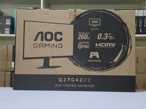 Aoc 27 Inches 1440p QHD 260hz Refresh Rate Gaming Monitor